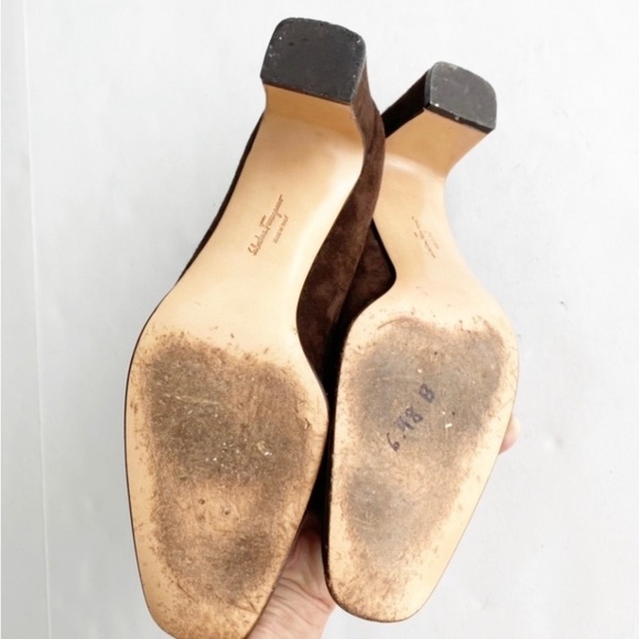 Salvatore Ferragamo 7.5 2A Shoes Pumps Heels - Picture 5 of 6